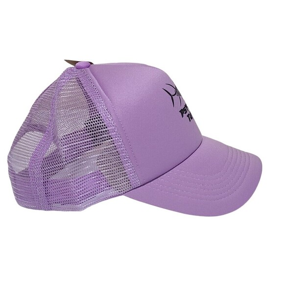 Psycho Tuna Trucker Mesh Snapback Hat Lavender And Black Adult One Size NWT - Picture 4 of 9